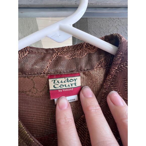 Vintage 90's Tudor Court button down jacket size M - Picture 2 of 4